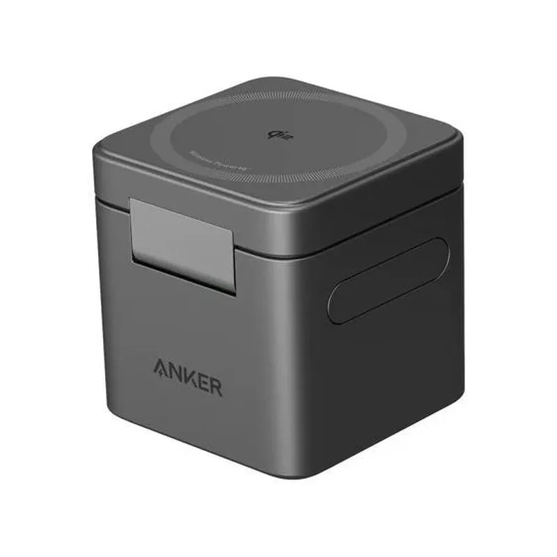 Anker MagGo 3-in-1 Cube Charging Station with Qi2 for iPhone, Airpods, Apple Watch (Certified Pre-Owned) - view 2