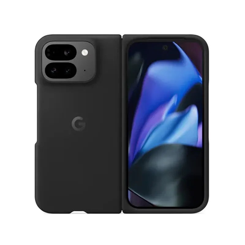 [Original] Google Silicone Case for Pixel 9 Pro Fold – Obsidian Black