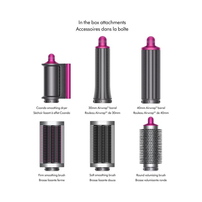 Dyson Airwrap Complete Hair Styler (Fuchsia/Nickel) - Brand New - view 4
