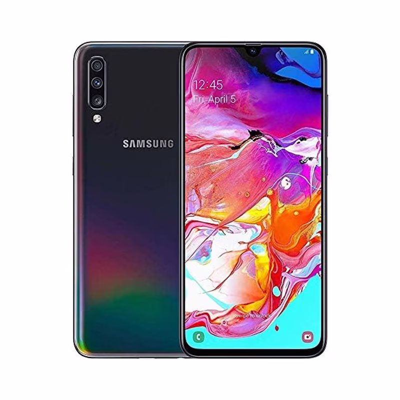 Samsung Galaxy A70 128GB 6.7" Display Triple Camera 32MP Unlocked Phone - Black (Certified Pre-Owned - Fair Condition)
