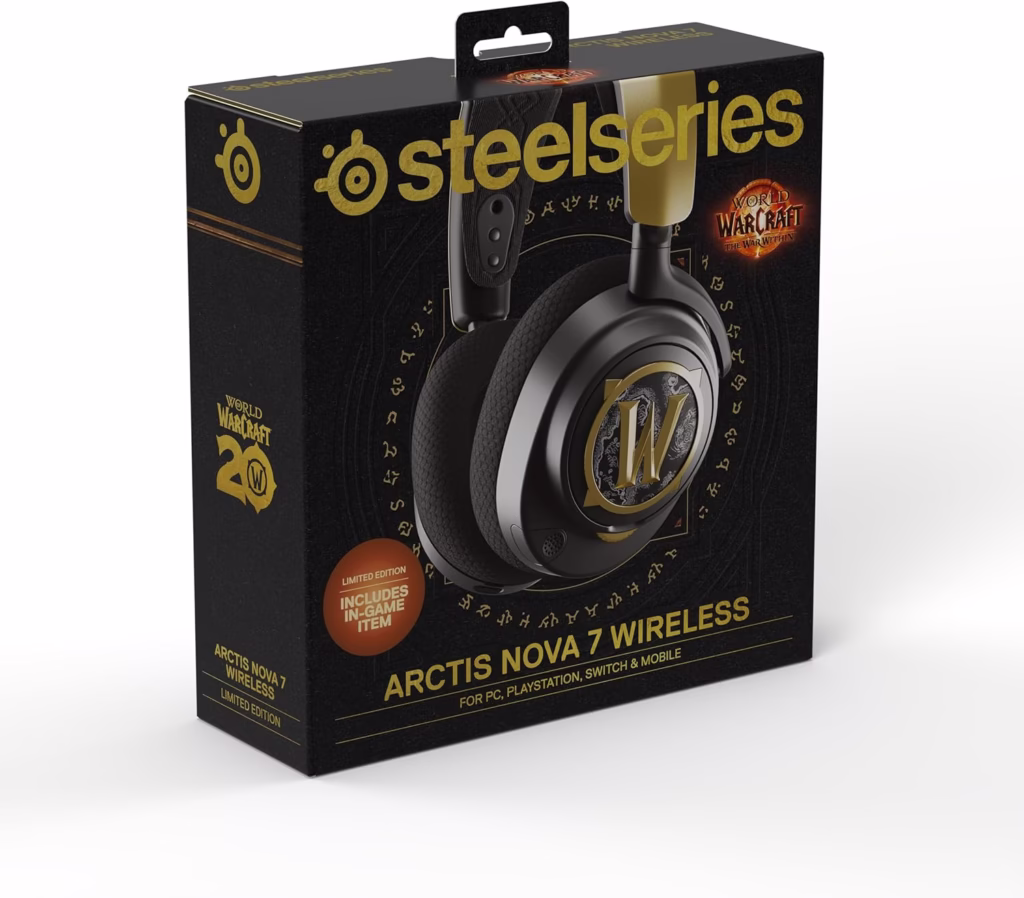 SteelSeries Arctis Nova 7 Wireless Multi-Platform Gaming Headset — World of Warcraft Edition - Brand New - view 2