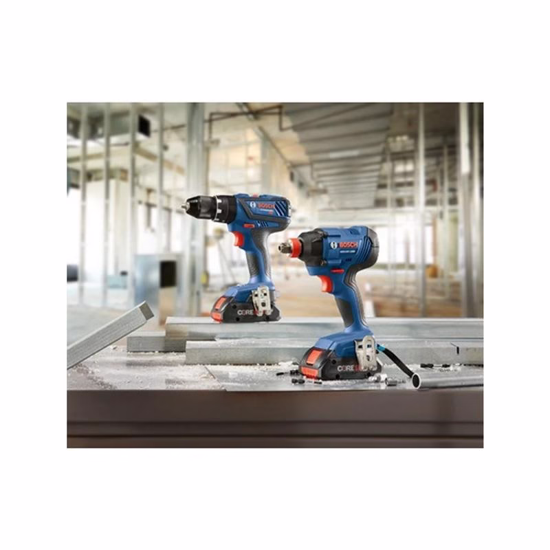 Bosch 18V Impact Driver & Hammer Drill Combo Kit (GXL18V-239B25) - Brand New - view 4