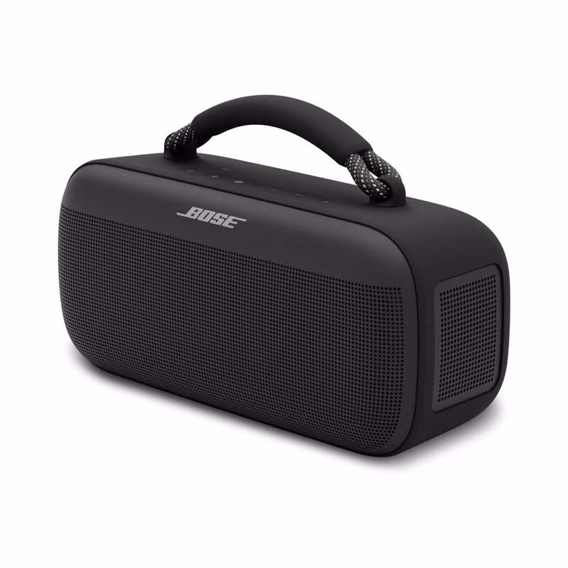 Bose SoundLink Max Portable Speaker, Large Waterproof Bluetooth Speaker, Up to 20 Hours of Battery Life, USB-C, Built-in.