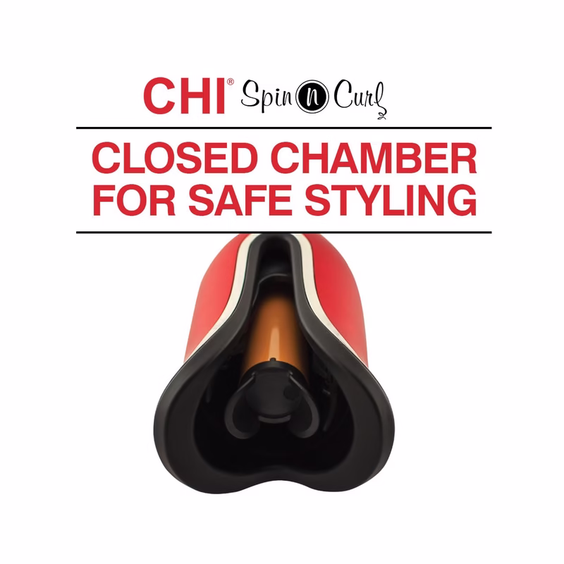 CHI Spin N Curl – 1 Inch, Ruby Red - Brand New - view 2