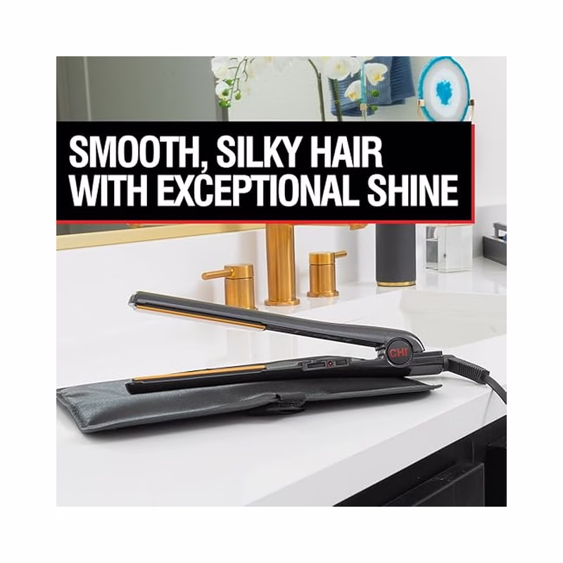 CHI Air Expert Classic Tourmaline Ceramic Flat Iron – Onyx Black (Brand New) - view 3