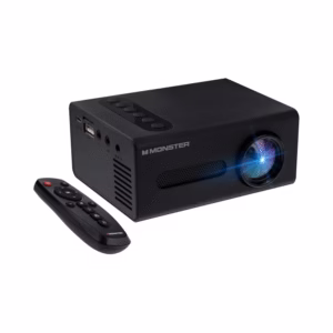 Monster Image Mini Small Format LCD Projector, HD 1080p, Black - Open Box