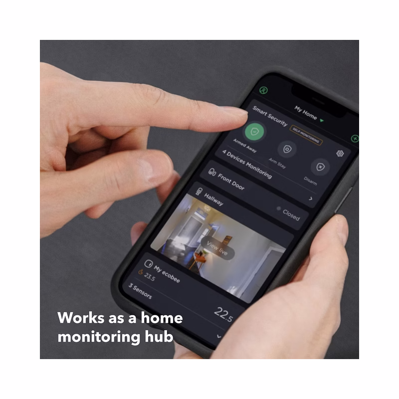Ecobee Smart Camera – WiFi Security Camera, Smart Home Security System, 1080p HD 180 Degree - Brand New - view 8