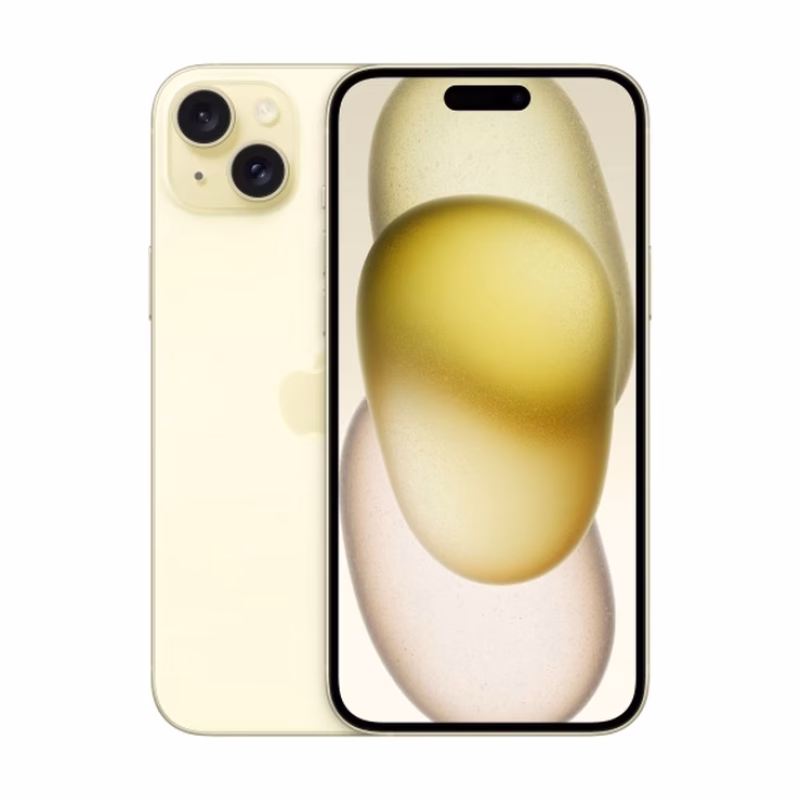 Apple iPhone 15 Plus 256GB, Yellow, Unlocked Smartphone (Brand New)
