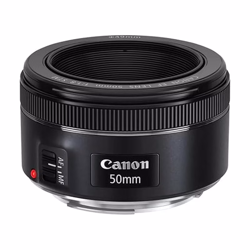 Canon EF 50mm f/1.8 STM Prime Lens for EF Cameras- Certified Pre-Owned