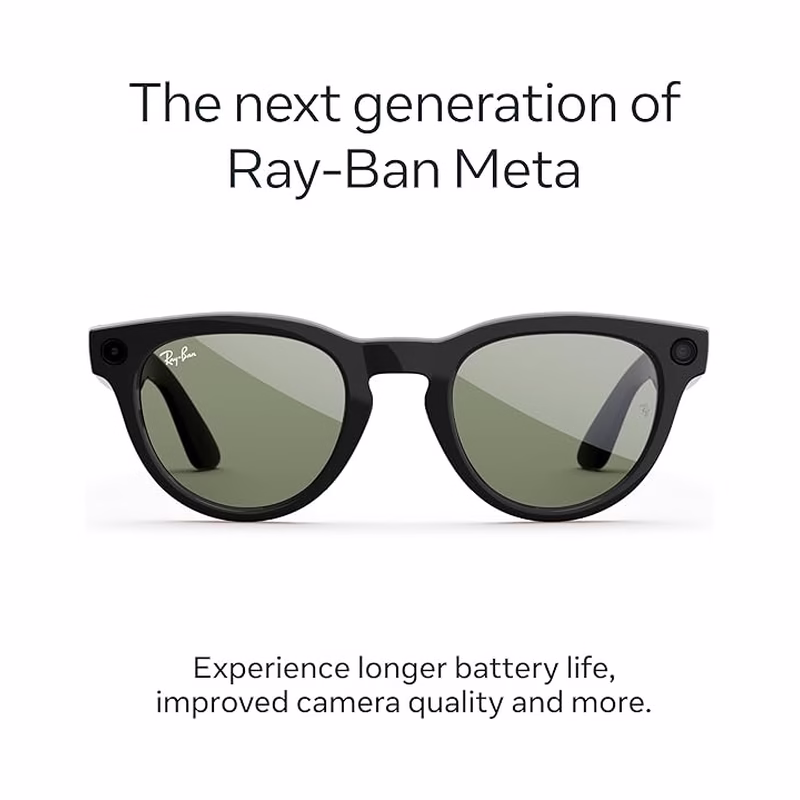 Ray-Ban | Meta Headliner (Gen 2) - Smart AI Glasses (Open Box) - view 2