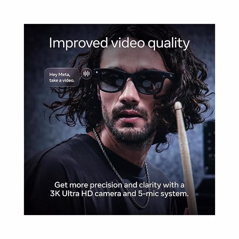 Ray-Ban | Meta Headliner (Gen 2) - Smart AI Glasses (Open Box) - view 7