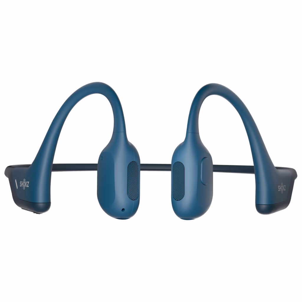 Shokz OpenRun Pro Bone Conduction Open-Ear Sport Headphones - Steel Blue (Brand New) - view 2