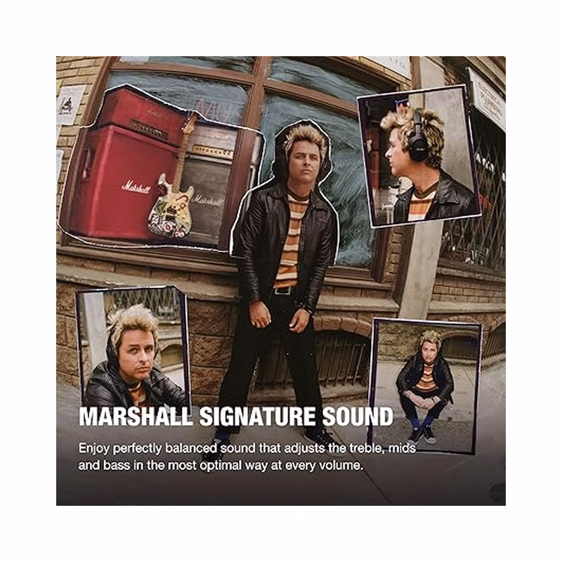 Marshall Monitor III Active Noise Canceling Over-Ear Bluetooth Headphone, Black (Brand New) - view 5