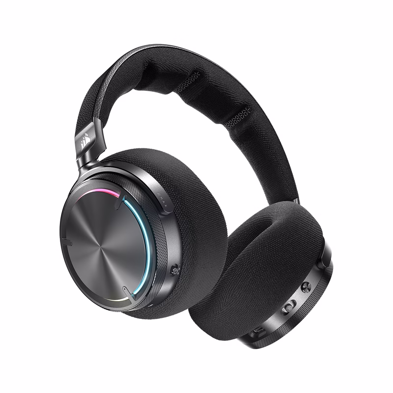 Corsair VIRTUOSO MAX Over-Ear Noise Cancelling Gaming Headphones - Carbon - Brand New - view 4