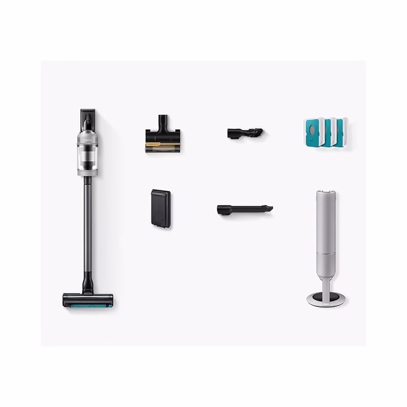 Samsung Bespoke AI Jet Lite Cordless Stick Vacuum – 280AW, All-in-One Clean Station, Pebble Gray | Brand New - view 2