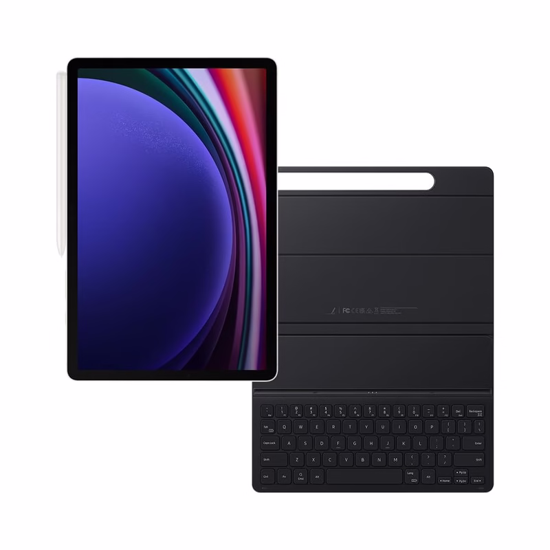 Samsung Galaxy Tab S9 11” 256GB Wi-Fi Tablet (AMOLED 120Hz, Snapdragon 8 Gen 2) + Keyboard Case Bundle | International.