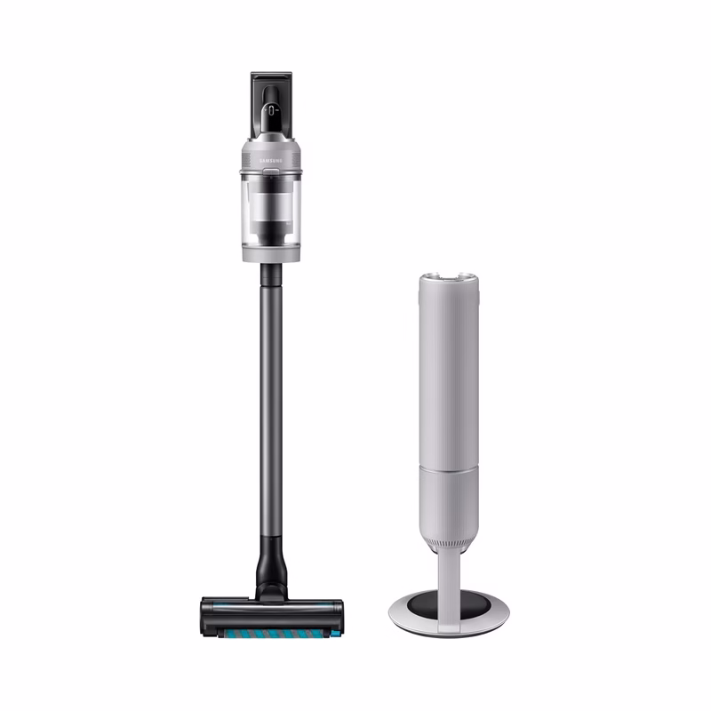 Samsung Bespoke AI Jet Lite Cordless Stick Vacuum – 280AW, All-in-One Clean Station, Pebble Gray | Brand New - view 4