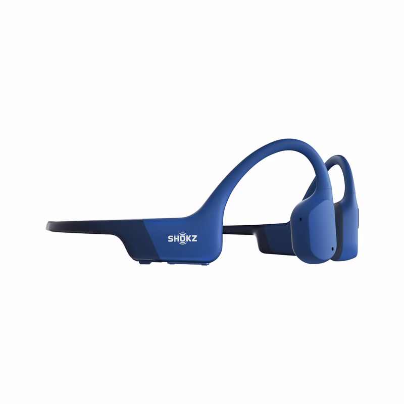 Shokz OpenRun USB-C Open-Ear Bluetooth Headset - Blue - Brand New - view 2