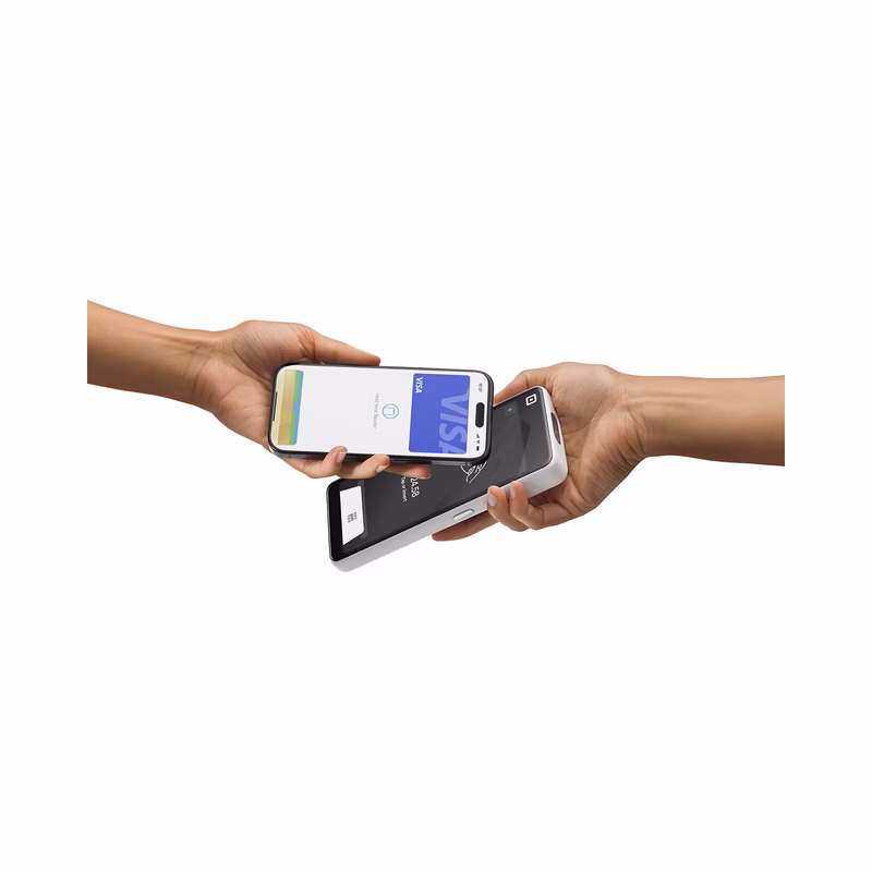 Square Handheld Portable Credit Card Machine - Mineral White - Brand New - view 4