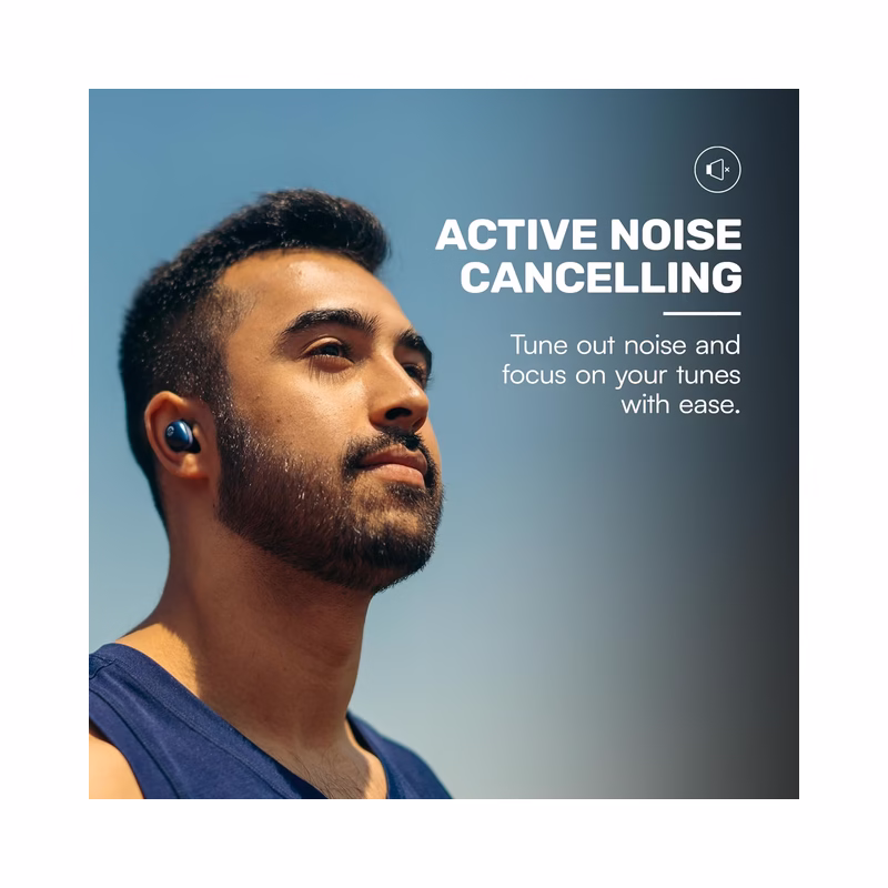 Raycon Fitness Bluetooth Wireless Earbuds + Microphone with ANC, Sweat & Water-Resistant Earphones, 56 Hours Playtime -.