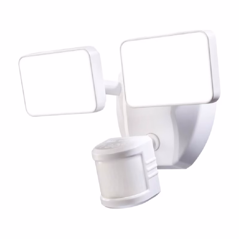 Heath Zenith HW-9302-WH Wi-Fi Motion-Sensing LED Security Light, 2000 Lumens, White | Brand New