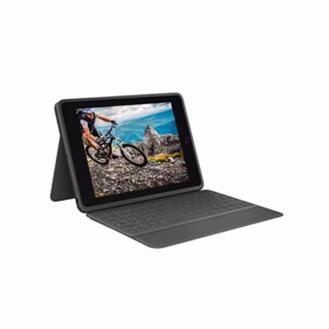 Logitech Rugged Folio - iPad (7th, 8th and 9th Generation) Protective Keyboard Case with Smart Connector | Black |.