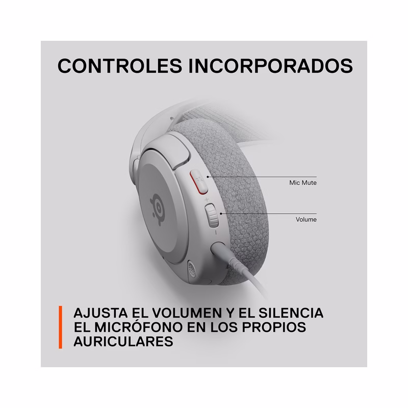 SteelSeries Arctis Nova 1 Multi-System Gaming Headset White - Certified Pre-Owned - view 3