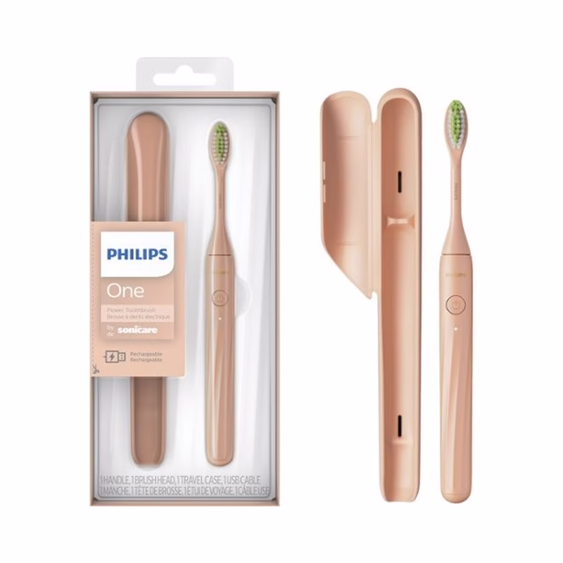 Philips One by Sonicare Rechargeable Toothbrush | HY1200/25 | Champagne | Brand New