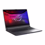 ASUS ROG Strix G18 three-quarter front view with 18-inch 240Hz ROG Nebula display