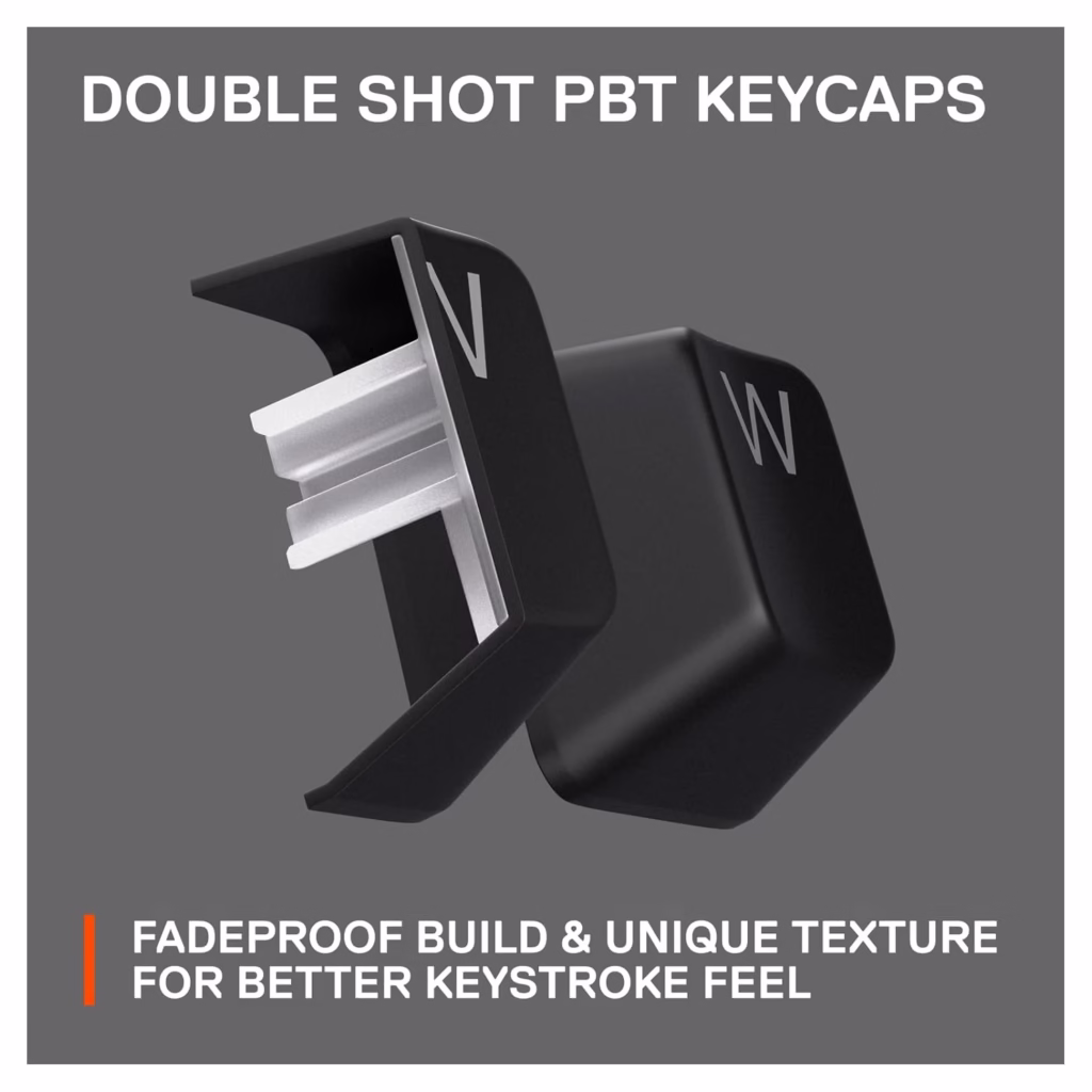 SteelSeries Apex 9 TKL fadeproof double-shot PBT keycaps with enhanced texture