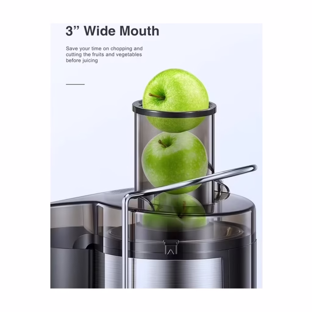 Juicer Machine - 800W Centrifugal Juicer Extractor with Wide Mouth 3â€ Feed Chute for Fruit Vegetable | Easy to Clean |.