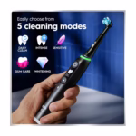 Oral-B iO7 5 cleaning modes: Daily Clean, Intense, Sensitive, Gum Care and Whitening
