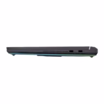 ROG Strix G18 right-side USB ports and cooling vents with RGB light bar