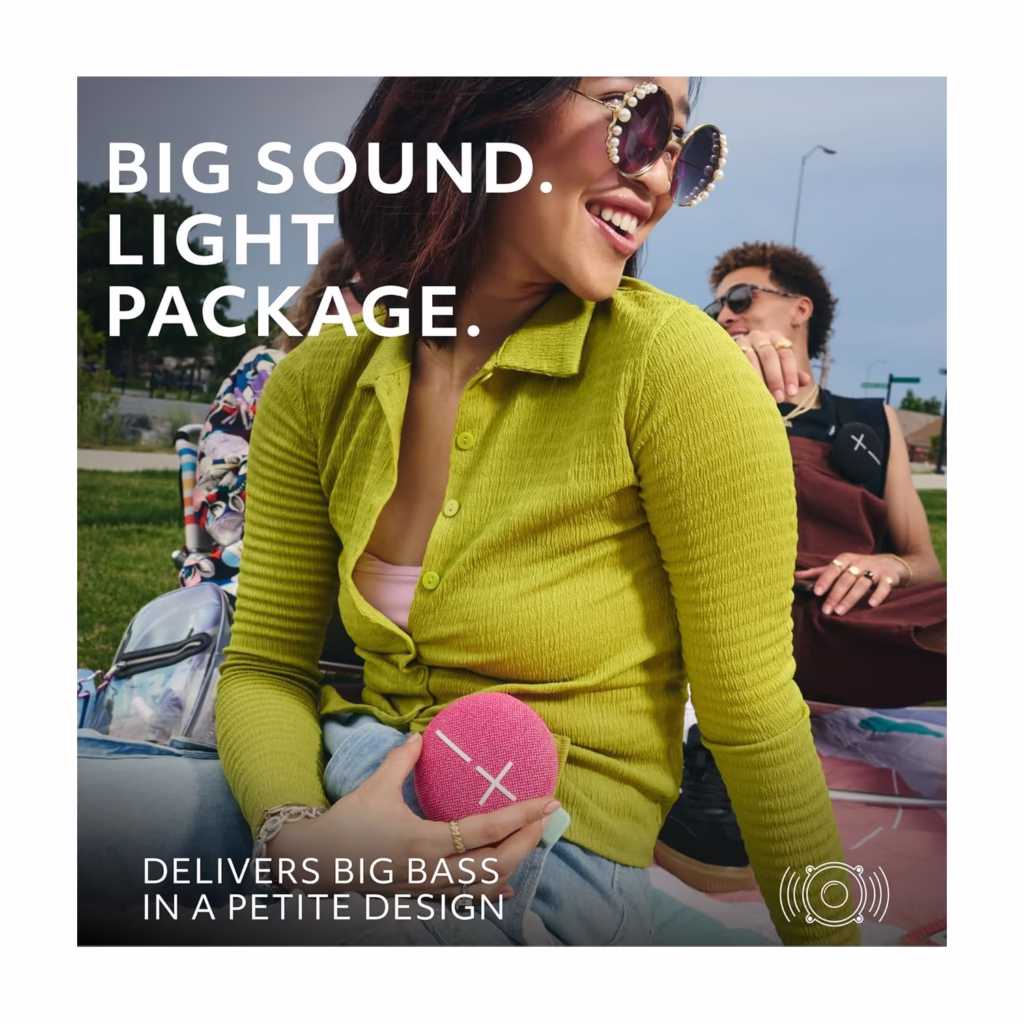 Ultimate Ears MINIROLL waterproof speaker IP67 dustproof lifestyle