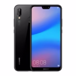 Huawei P20 Lite in Black, front 5.84-inch notch display and rear dual camera