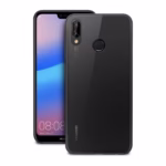 Huawei P20 Lite Black front display and rear shown together