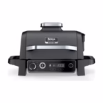 Ninja Woodfire Outdoor Grill OG701C front view with control panel, Open Box