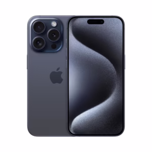 Apple iPhone 15 Pro Unlocked 6.1" OLED 120Hz 5G | Excellent Condition - (Certified Pre-Owned) - Blue Titanium, 128GB