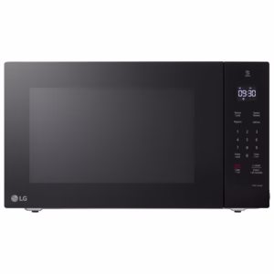 LG NeoChef MSER1590B 1.5 cu ft countertop microwave in black, front view