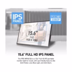 MSI PRO MP165 E6 15.6 inch Full HD IPS panel shown at an angle