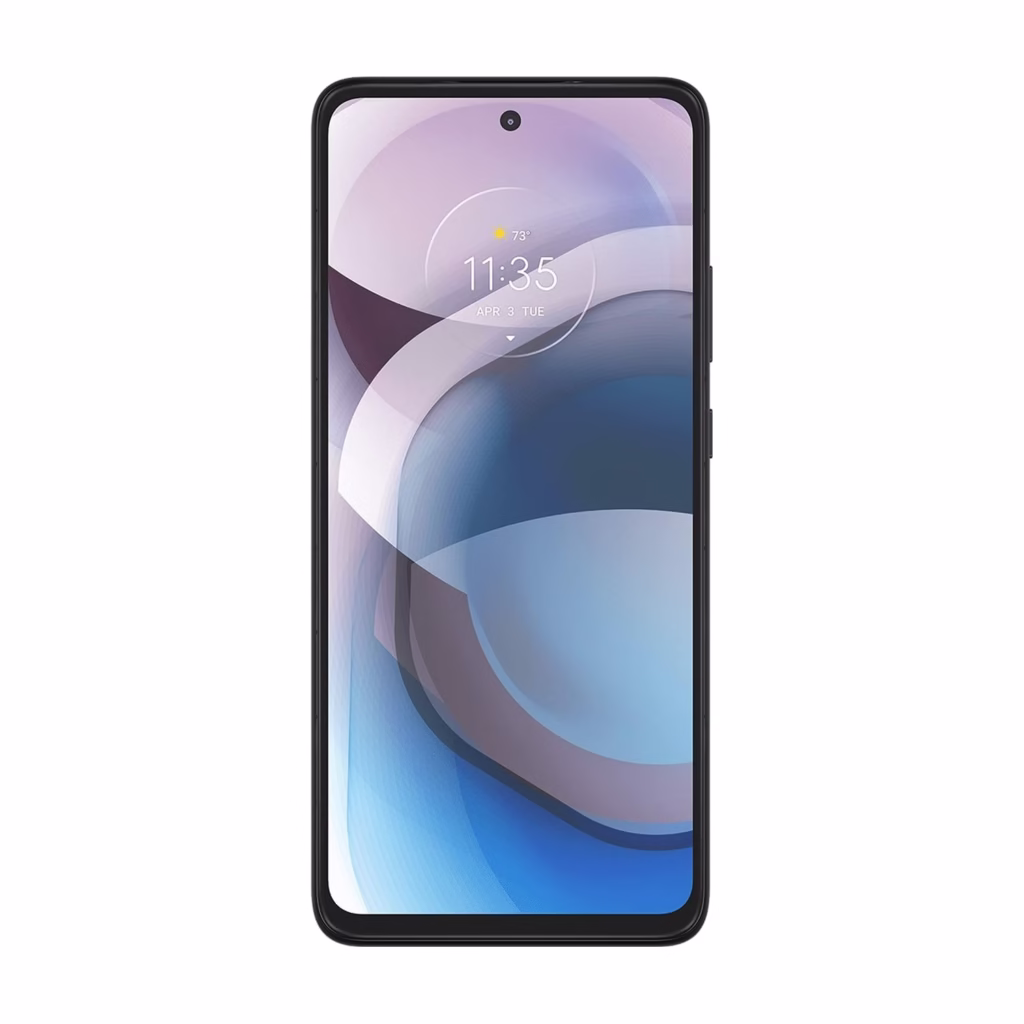 Moto G 5G 2021 front view showing the 6.7-inch FHD+ Max Vision display