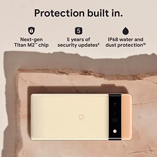 Google Pixel 6 Pro Titan M2 security chip and IP68 water and dust protection