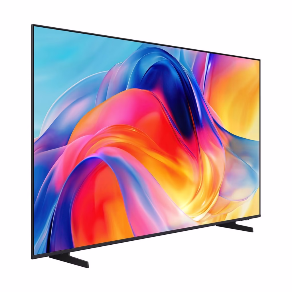 Samsung 50-Inch M70H 4K Smart TV, angled perspective view