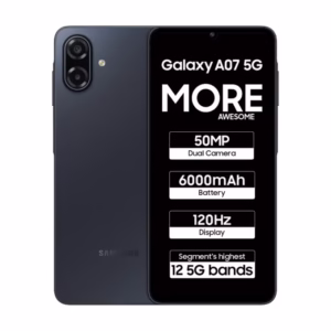 Samsung Galaxy A07 5G 64GB Unlocked Phone - Brand New Dual SIM - Black