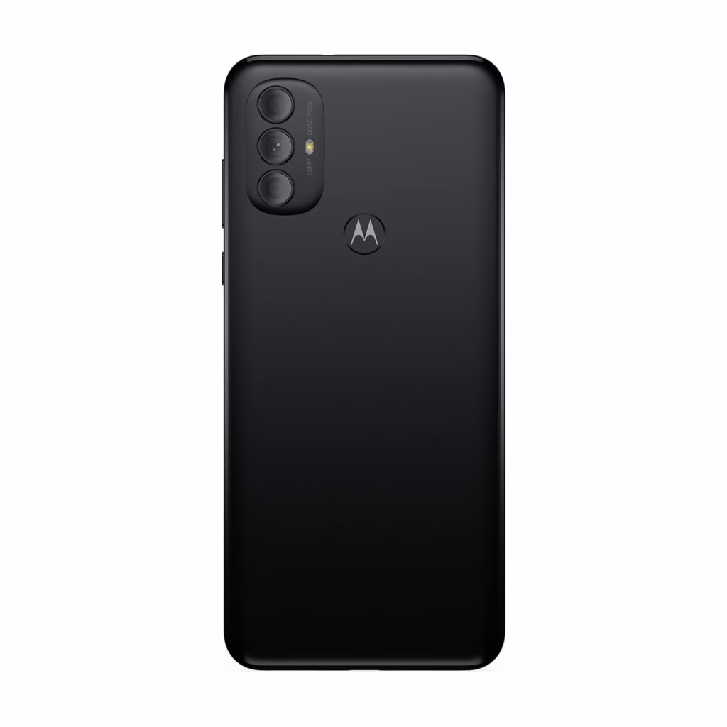 Moto G Power 2022 rear view showing the 50MP triple camera