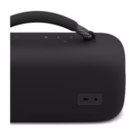 Bose SoundLink Max in Black showing the USB-C and 3.5mm AUX inputs and top controls