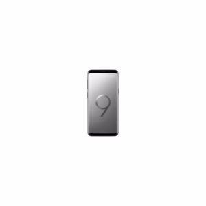 Samsung Galaxy S9 in Titanium Gray, front view