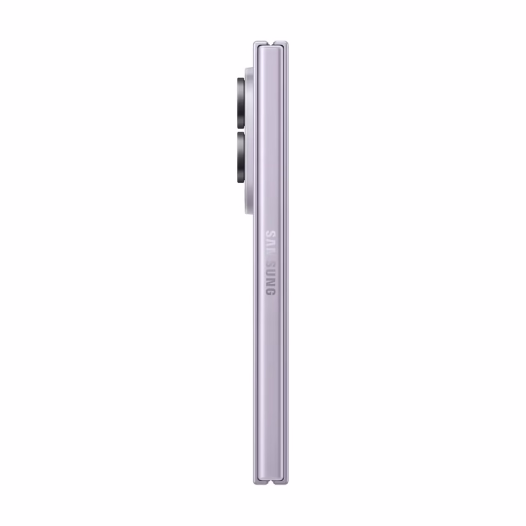 Samsung Galaxy Z Fold8 folded side profile showing the slim hinge