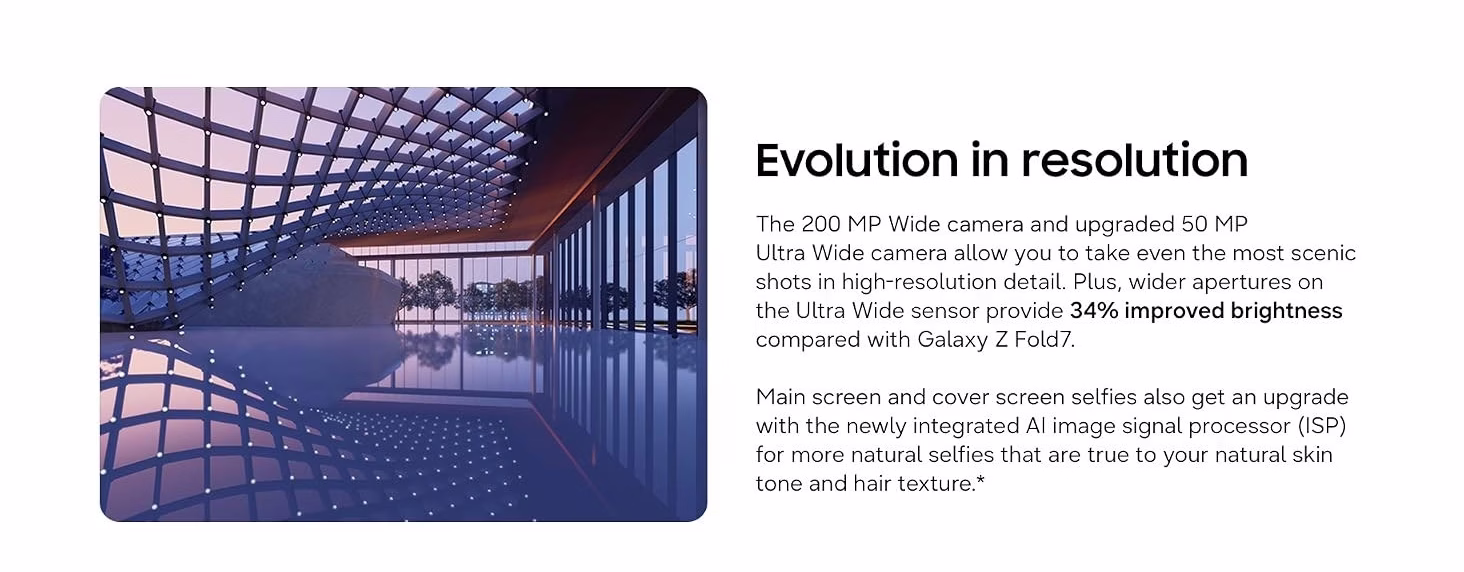 Samsung Galaxy Z Fold8 Ultra banner - 200MP wide and 50MP ultra-wide camera
