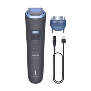 Philips Beard Trimmer 3000 Series BT3617/15 with adjustable comb and charging cable